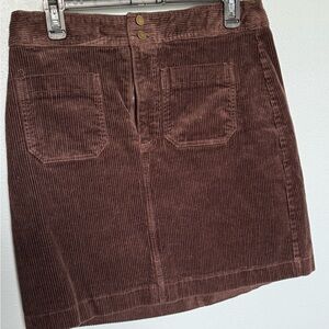 LOFT Brown Mini Pencil Skirt for Casual Wear